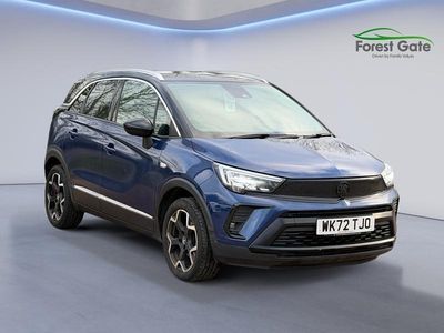 Used Vauxhall Crossland Ultimate 130 HP (95 kW) 2022 Blue SUV