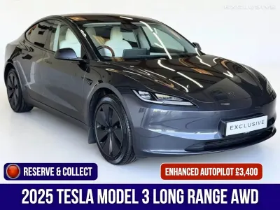 Used Tesla Model 3 Long Range AWD 366 kW (498 HP) 2025 Grey Sedan