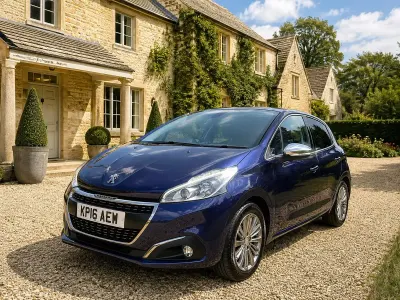 Used Peugeot 208 Allure 2016 Blue Hatchback