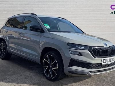 Used Skoda Karoq SportLine 150 HP (110 kW) 2023 Grey SUV