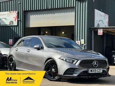 Begagnad Mercedes A150 AMG line 150 HK (110 kW) 2019 Grå Halvkombi