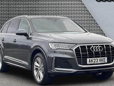 Grey Used 2023 Audi Q7 S-Line SUV | £43,752 (Fair price)