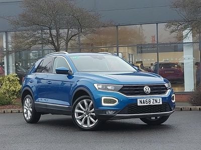 Blue Used 2018 VW T-Roc SEL SUV | £14,298 (Fair price)