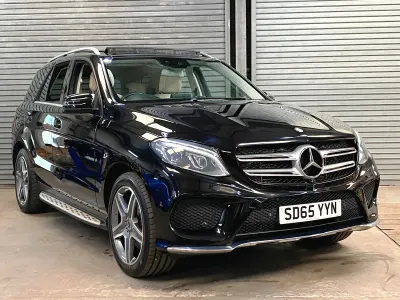 Used Mercedes GLE250 AMG Line Premium 204 HP (150 kW) 2015 Black SUV
