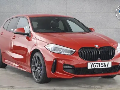 Used BMW 118 M Sport 148 HP (108 kW) 2021 Red Hatchback