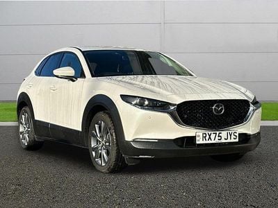 White New 2025 Mazda CX-30 Takumi-Line SUV | £24,495 (A bit pricey)