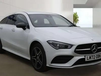Used Mercedes CLA250e AMG Line Premium 218 HP (160 kW) 2022 White Sedan