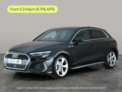 Usado Audi A3 S-Line 2023 Negro Berlina