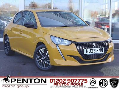 Yellow Used 2023 Peugeot 208 Allure+ Hatchback | £14,790 (Fair price)
