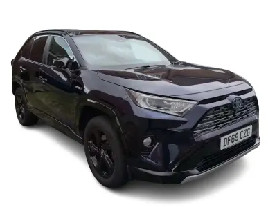 Used Toyota RAV4 Hybrid 222 HP (163 kW) 2020 Blue and black SUV