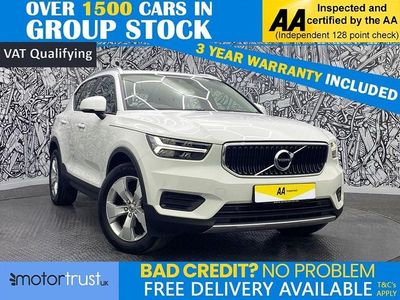 White Used 2022 Volvo XC40 Momentum SUV | £19,995 (Good price)