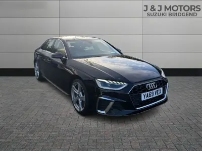 Used Audi A4 S-Line 150 HP (110 kW) 2020 Black Sedan