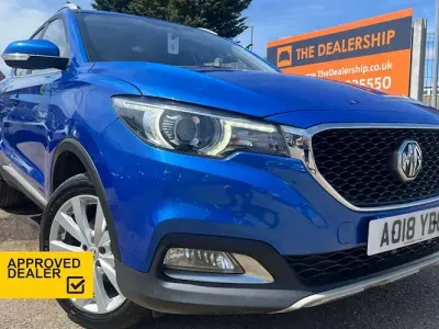 Used MG ZS Excite 106 HP (77 kW) 2018 Blue SUV