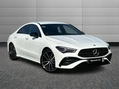 Used Mercedes CLA180 AMG Line Premium 134 HP (98 kW) 2025 White Sedan