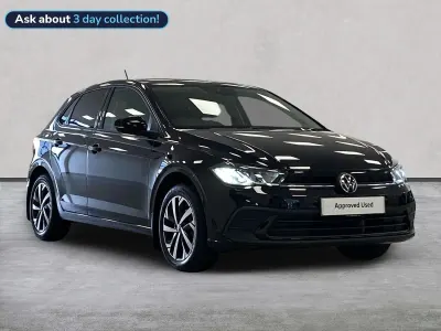 Used VW Polo Match 95 HP (69 kW) 2025 Black Hatchback