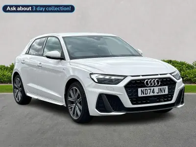 Used Audi A1 Sportback S-Line 116 HP (85 kW) 2024 White Hatchback