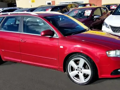 Used Audi A4 S-Line 170 HP (125 kW) 2007 Red Estate