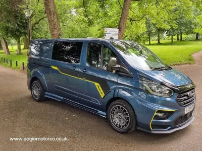 Used Ford Transit Custom Limited 185 HP (136 kW) 2021 Blue Van