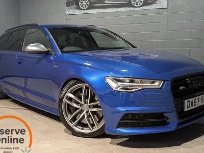 Used Audi S6 Black Edition 450 HP (330 kW) 2017 Sepang blue Estate