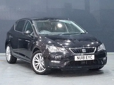 Begagnad Seat Leon SE Dynamic 110 HK (80 kW) 2018 Svart Halvkombi