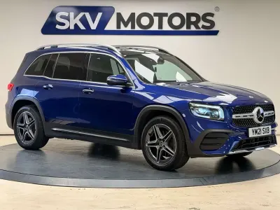 Used Mercedes GLB200 AMG Line Premium Plus 163 HP (119 kW) 2021 Blue SUV