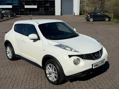 Used Nissan Juke Acenta 117 HP (86 kW) 2013 White SUV