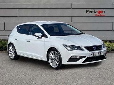Used Seat Leon FR Sport 128 HP (94 kW) 2019 White Hatchback