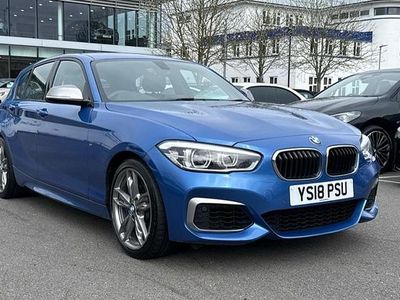 Used BMW M140 M Sport 335 HP (246 kW) 2018 Blue Hatchback