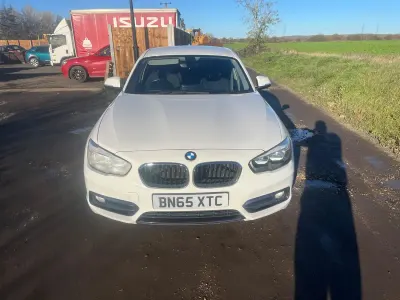 Used BMW 116 Sport Line 2015 White Hatchback