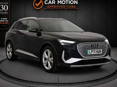 Used Audi Q4 e-tron S-Line 150 kW (204 HP) 2022 Black SUV