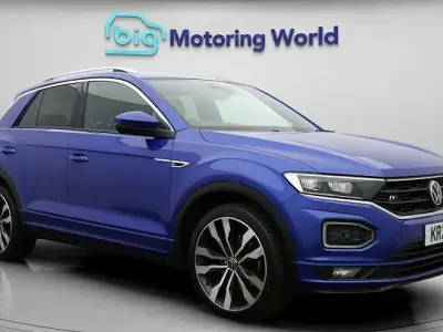 Used VW T-Roc R-line 150 HP (110 kW) 2020 Blue SUV