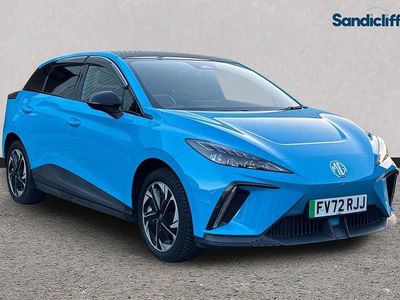 Solid holborn blue Used 2022 MG MG4 EV Trophy Hatchback | £13,675 (Fair price)