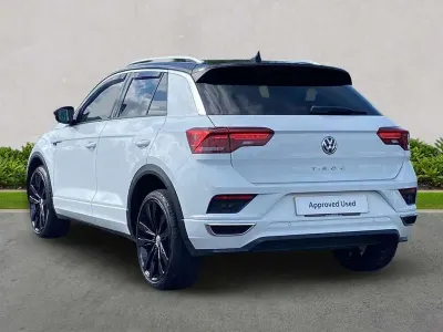 Used VW T-Roc R-line 150 HP (110 kW) 2019 White SUV