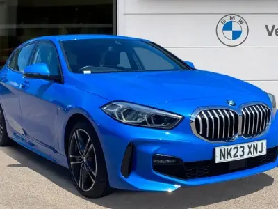 Used BMW 118 M Sport 150 HP (110 kW) 2023 Blue Hatchback