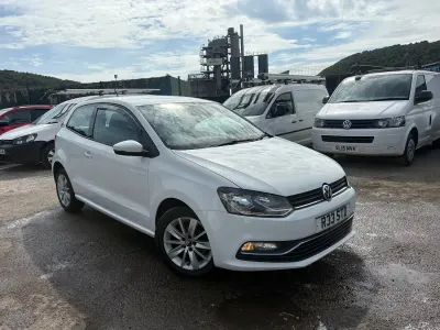 Used VW Polo SE 90 HP (66 kW) 2014 White Hatchback