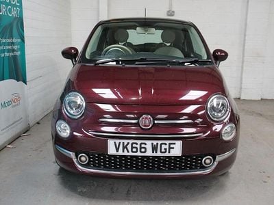 Used Fiat 500 Lounge 69 HP (50 kW) 2016 Red Hatchback