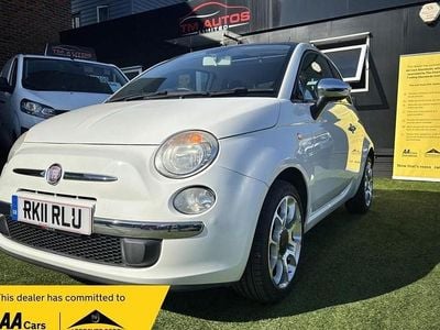 Usado Fiat 500 Lounge 69 HP (50 kW) 2011 Branco Citadino