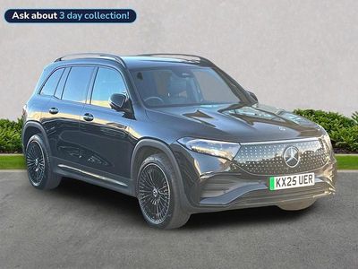 Black Used 2025 Mercedes EQB250+ AMG line SUV | £39,399