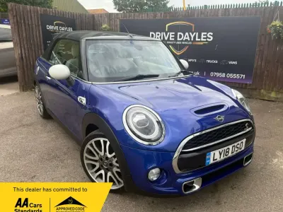 Used Mini Cooper S Cabriolet 2018 Blue Cabriolet