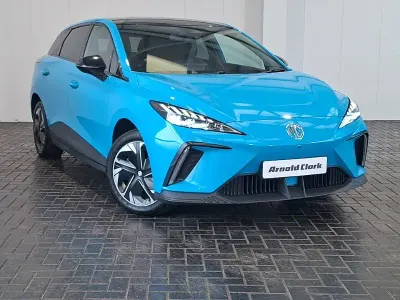 Used MG MG4 EV Trophy 149 kW (203 HP) 2023 Blue Hatchback