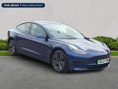 Used Tesla Model 3 Standard Range 208 kW (283 HP) 2022 Blue Sedan
