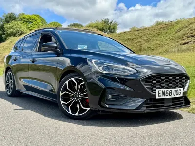 Used Ford Focus ST-Line X 150 HP (110 kW) 2018 Black Estate