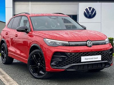 Red New 2025 VW Tiguan R-line SUV | £34,777