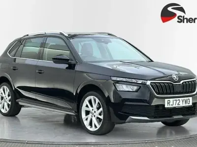Begagnad Skoda Kamiq SE L Executive 110 HK (80 kW) 2023 Svart SUV