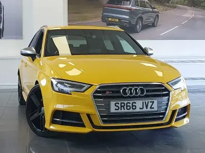 Used Audi S3 Sportback 310 HP (228 kW) 2016 Yellow Hatchback