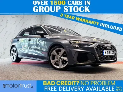 Used Audi A3 Sportback S-Line 150 HP (110 kW) 2021 Grey Hatchback