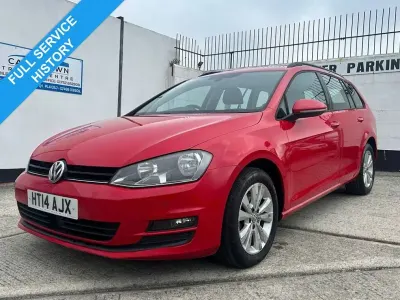 Used VW Golf VII SE 150 HP (110 kW) 2014 Red Estate
