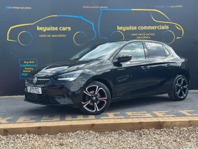 Used Vauxhall Corsa Edition 75 HP (55 kW) 2021 Black Hatchback