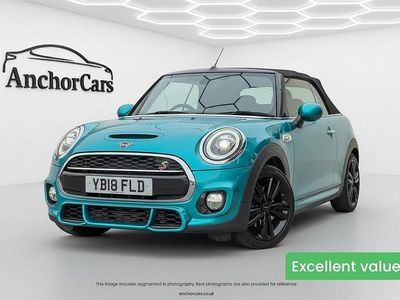 Turquoise Used 2018 Mini Cooper S Cabriolet Hatch Cabriolet | £11,995 (Super price)