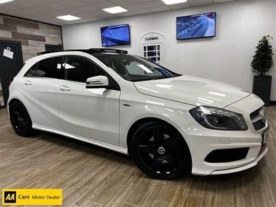 used Mercedes A250 A-Class 2.0BLUEEFFICIENCY ENGINEERED BY AMG 5d 211 BHP REAR SENSORS + HARMON/KARDON